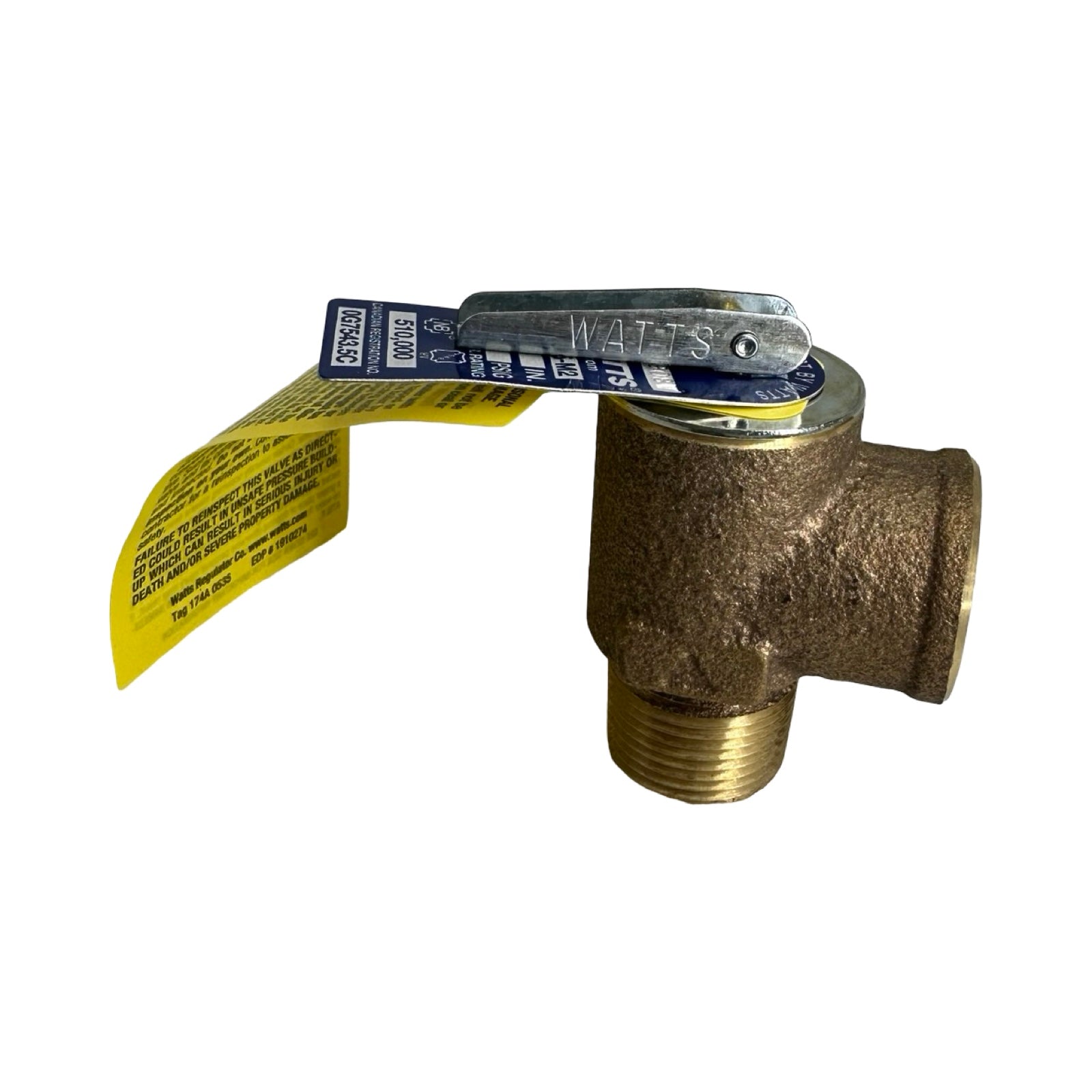 Watts M335-M2 Sicherheitsventil 3/4 Zoll 30 PSI ASME Pressure Relief