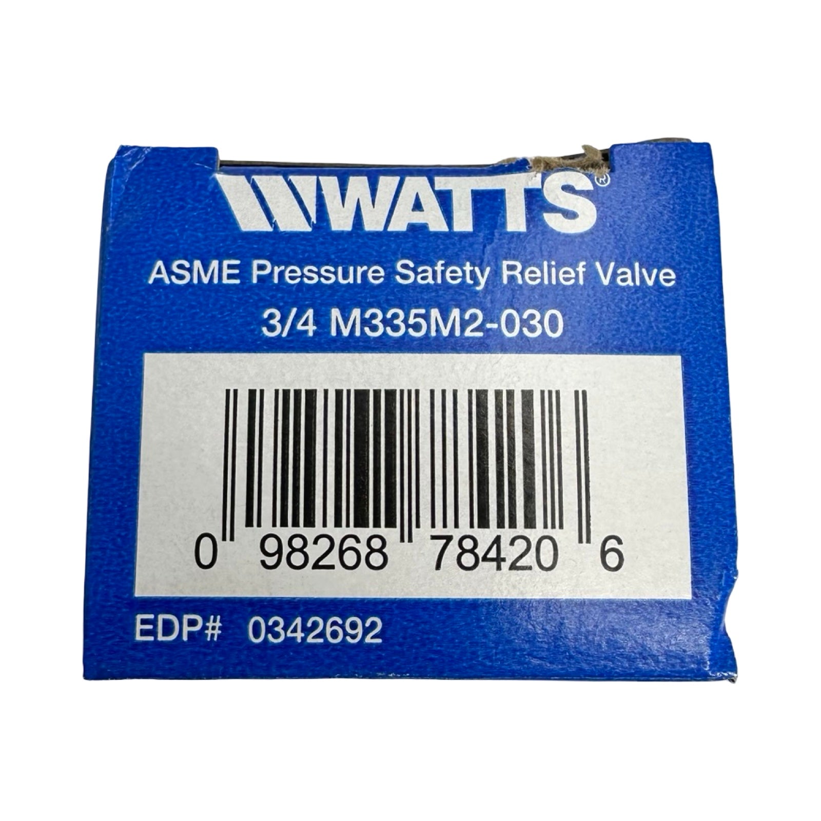 WATTS M335-M2 Sicherheitsventil 3/4 Zoll 30 PSIG Druck Relief Valve ASME