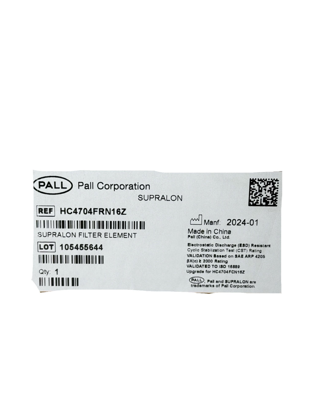 Pall HC4704FRN16Z Hydraulik Filterelement Supralon Ölfilter Element