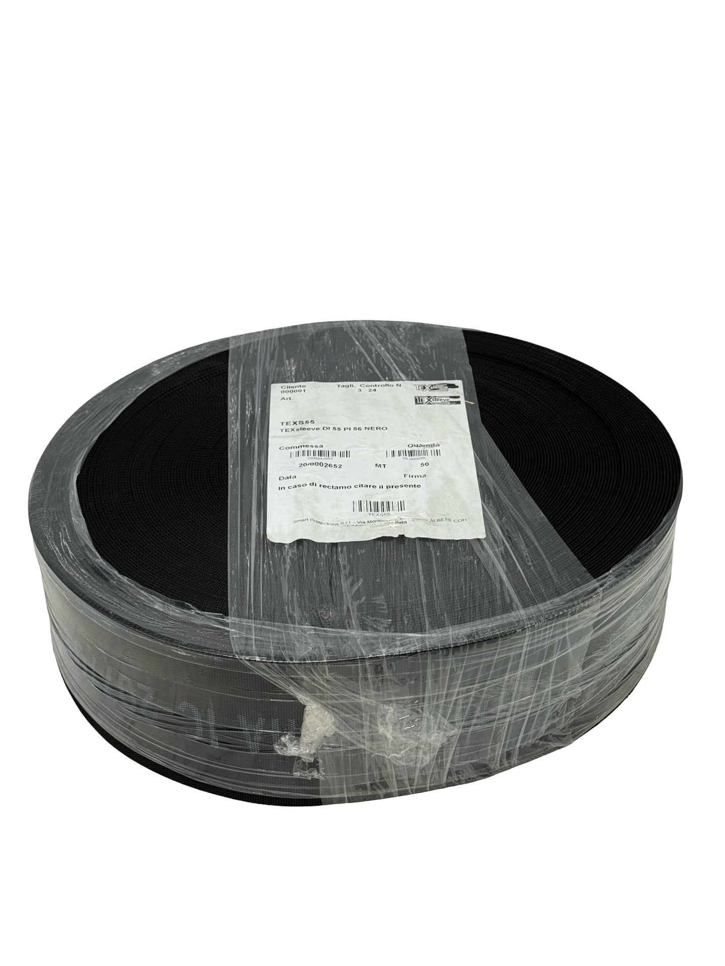 TEXsleeve TEXS55 TEX 55 Schutzband 55mm Kabelschutz Schlauch schwarz 50m