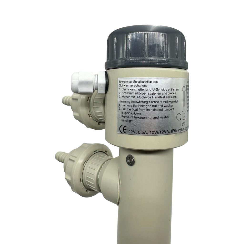 PVC Niveauschalter Schwimmerschalter 1 1/2” PN10 IP67 Level Sensor Tank