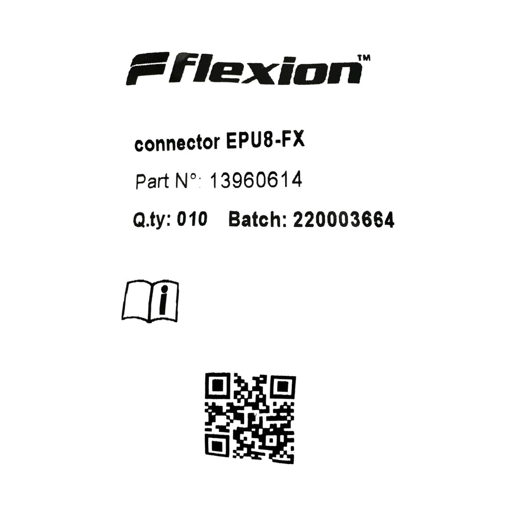 10x Flexion EPU8-FX T-Steckverbinder Pneumatik Push-In 8mm Verteiler