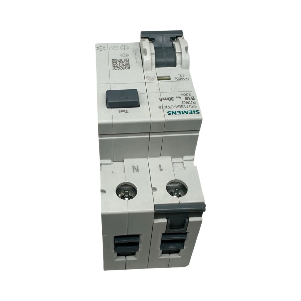 5x Siemens 5SU1354-6KK16 RCBO FI/LS B16 30mA 230V Leitungsschutzschalter 5x