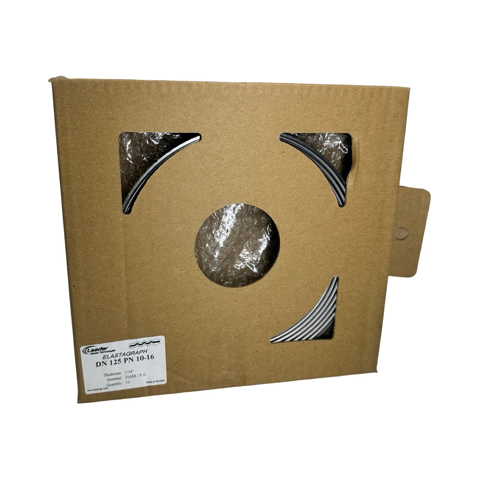 10x Leader Elastagraph DN125 PN10-16 Spiralwunddichtung 316SS 10x Set