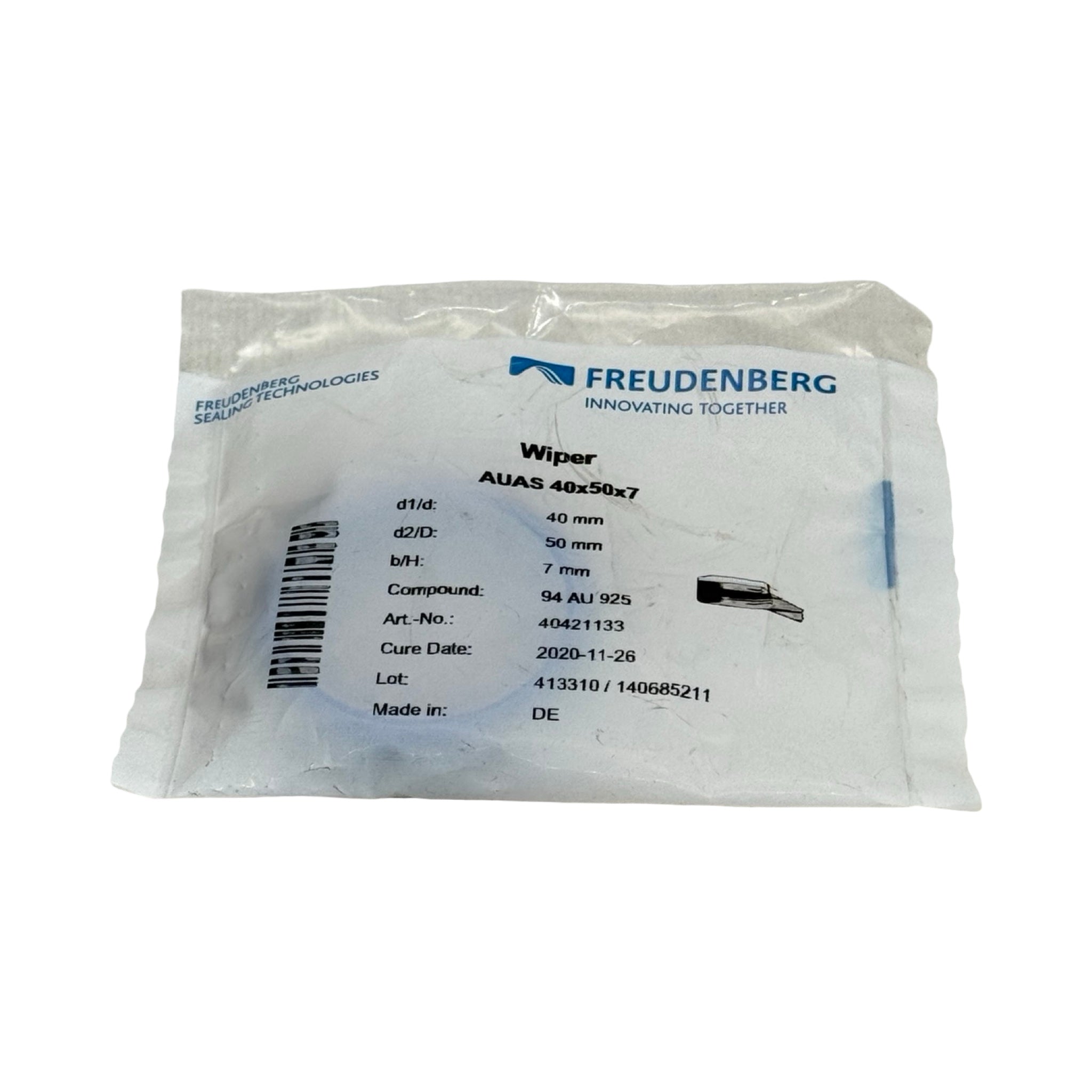 5x Freudenberg Wiper AUAS 40x50x7 Abstreifer Dichtung 94AU925 40421133