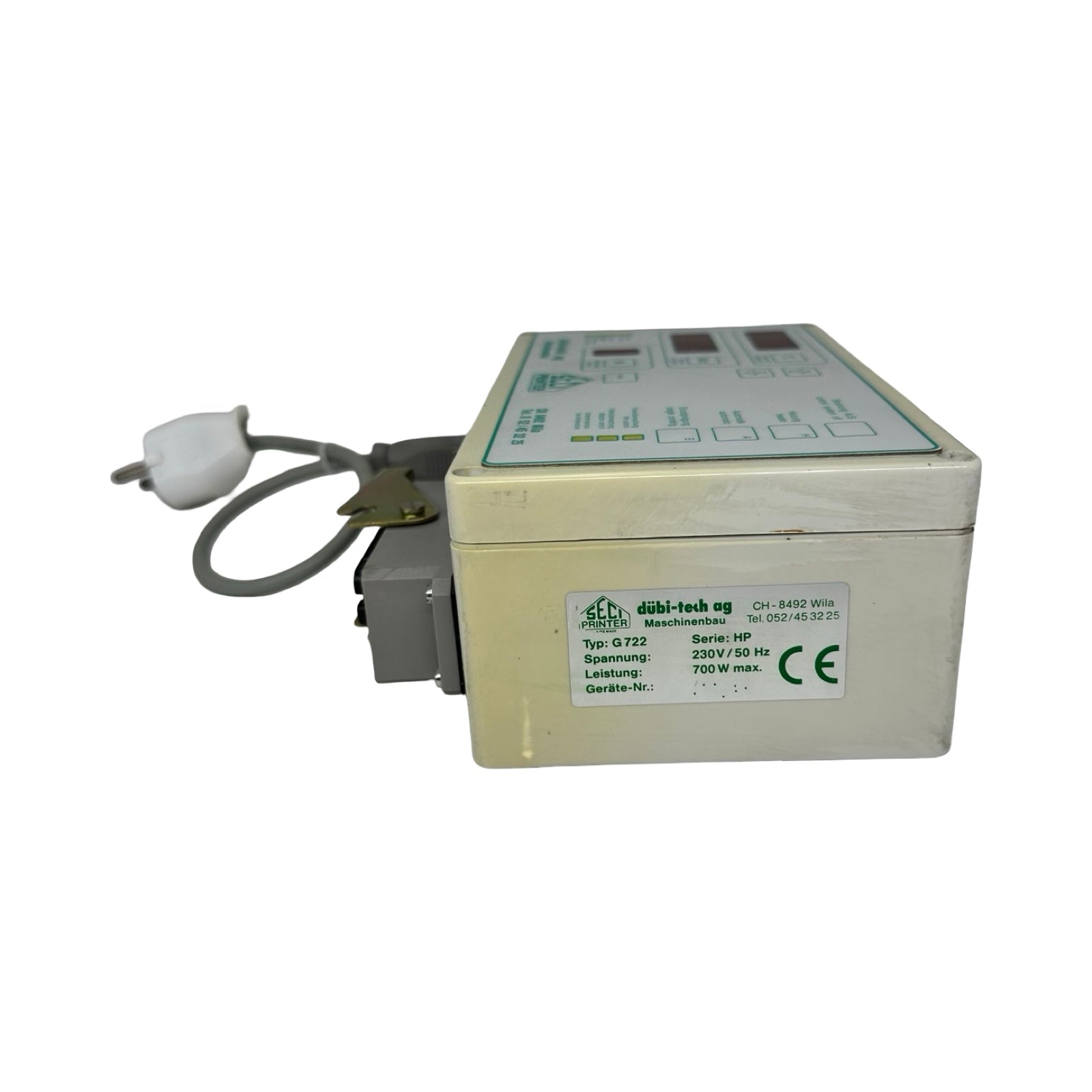 Dübi-Tech SECI Printer Steuerung G722 Bediengerät Steuerbox 230V
