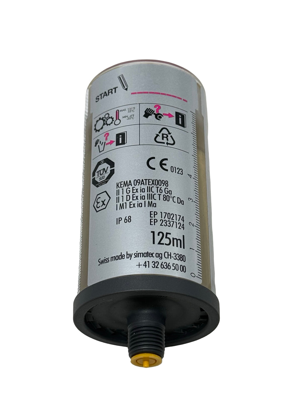Simatec simalube SL18 125ml Schmierstoffgeber ATEX Ex IP68 automatisch