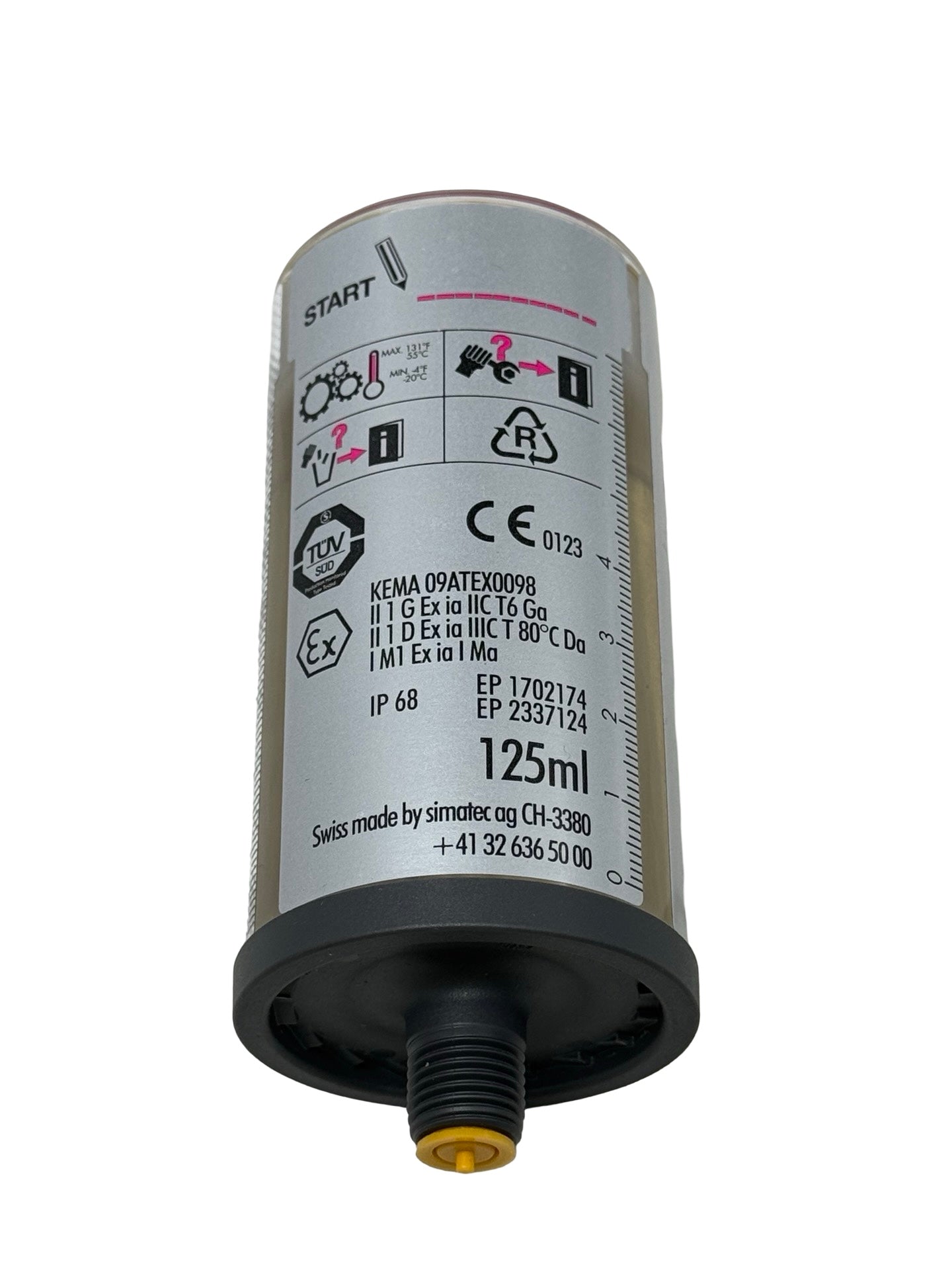 Simatec simalube SL18 125ml Schmierstoffgeber ATEX Ex IP68 automatisch