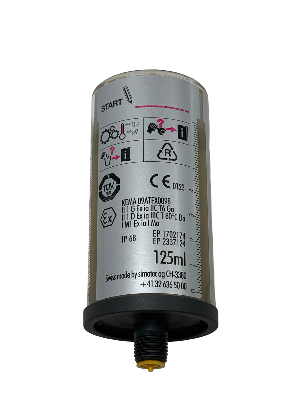 Simatec simalube SL18 125ml Schmierstoffgeber ATEX Ex IP68 automatisch