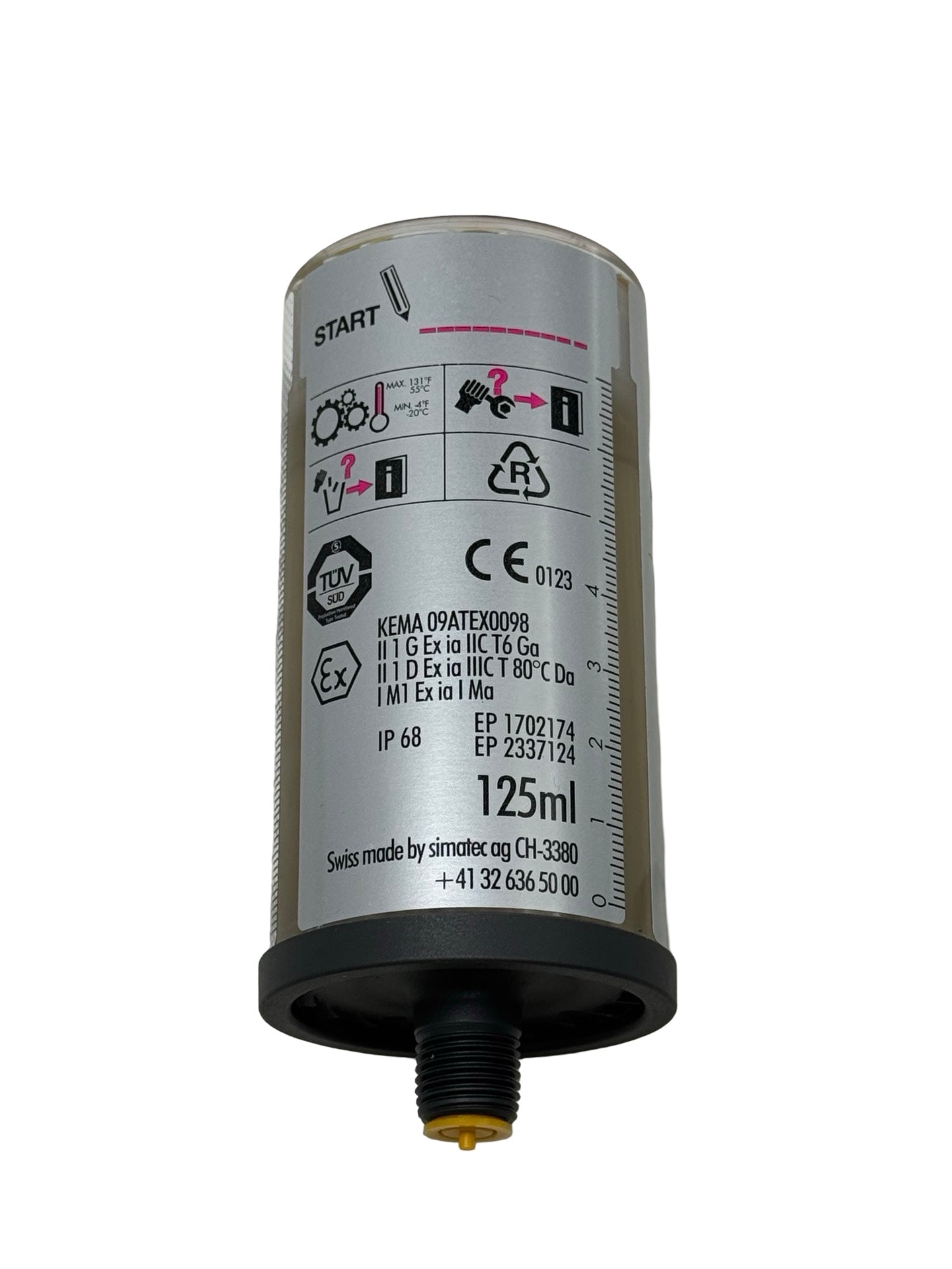 Simatec simalube SL18 125ml Schmierstoffgeber ATEX Ex IP68 automatisch