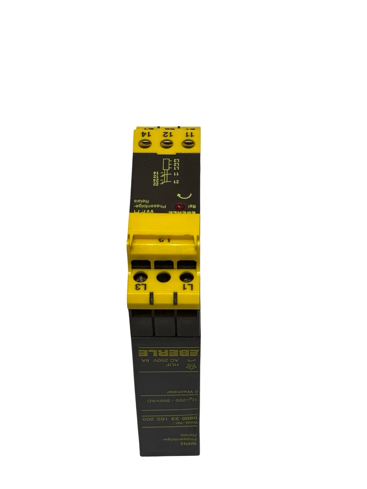 Eberle WPH 0800 23 162 200 Phasenfolge Relais 200-500VAC 2 Wechsler Hutschiene
