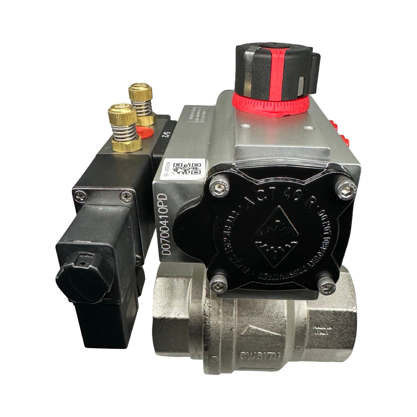 ECON Fig.7902 DN50 Kugelhahn Pneumatikventil Edelstahl 2” Antrieb 24V DC Ventil