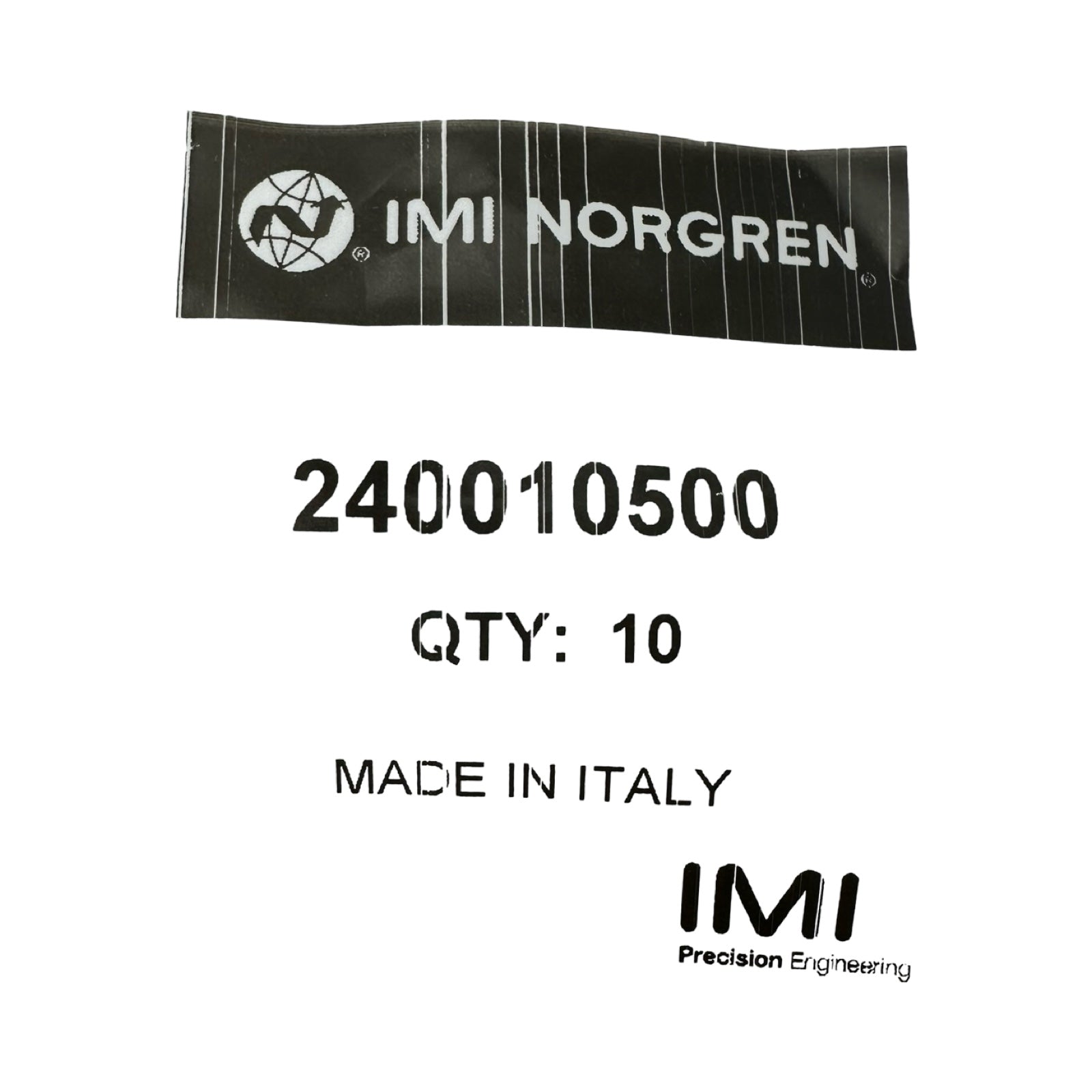 10x IMI Norgren 2400-10500 Schalldämpfer Pneumatik Gewinde Metall