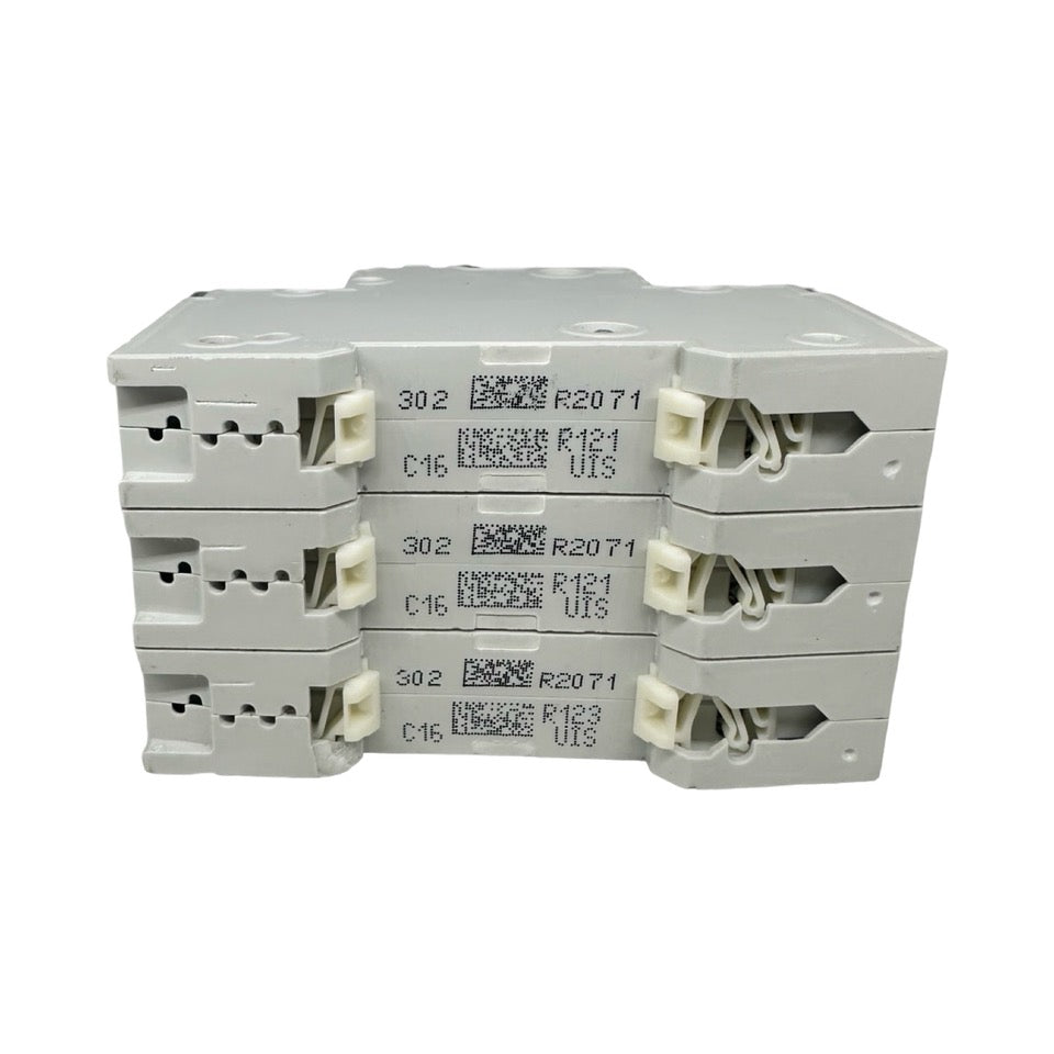 2x Siemens 5SY4316-7 C16 & 5SY4306-6 B6 Leitungsschutzschalter 3-polig