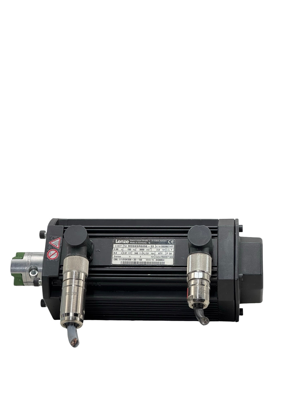 Lenze MDSKSRS056-33 Servomotor 0,91kW 3000rpm 2,9Nm IP54 00392147