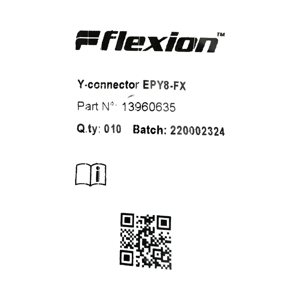 10x FLEXION EPY8-FX Y-Verbinder Pneumatik Steckverbinder 3-fach Ø8mm