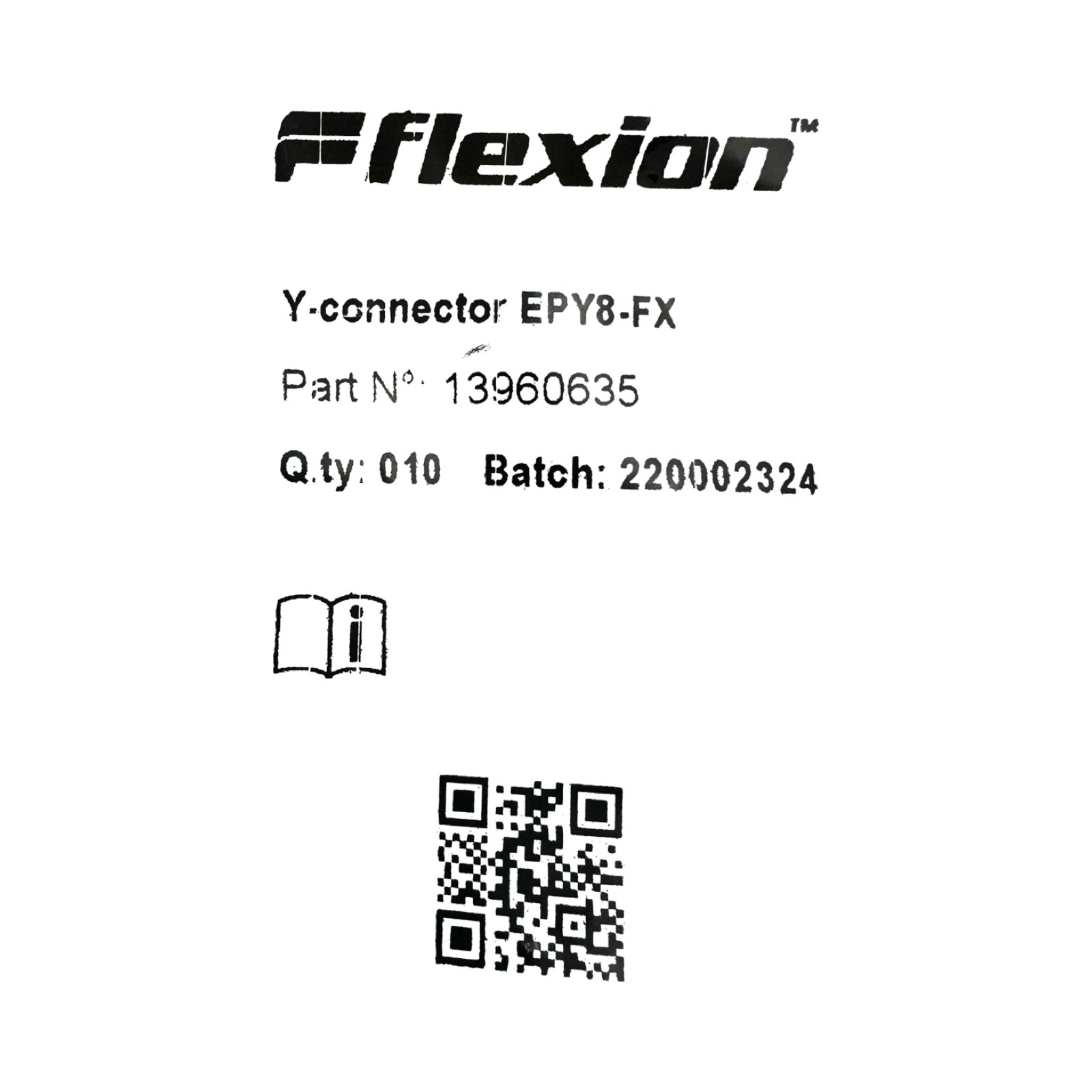 10x FLEXION EPY8-FX Y-Verbinder Pneumatik Steckverbinder 3-fach Ø8mm