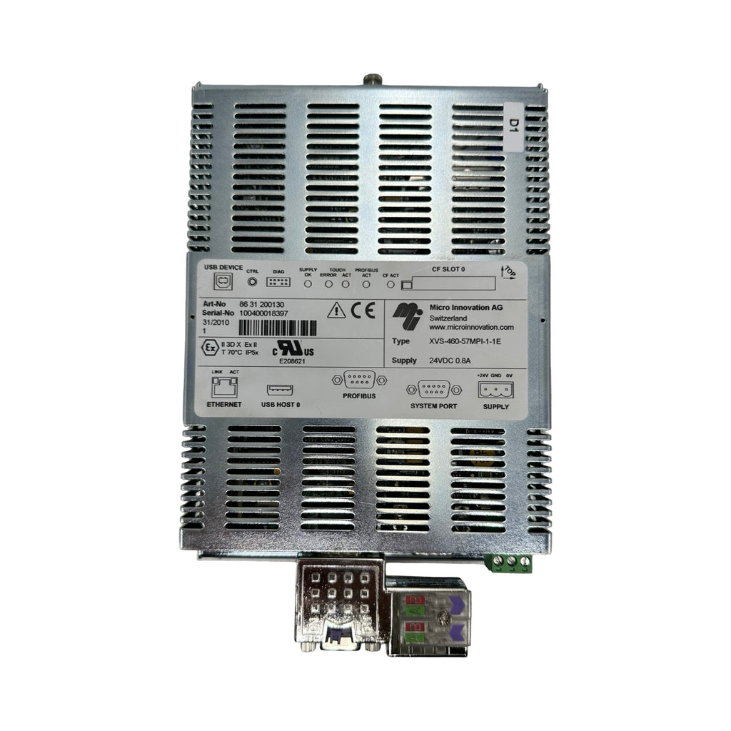 Micro Innovation XVS-460-57MPI-1-1E HMI Touch Panel BVM Display 24VDC