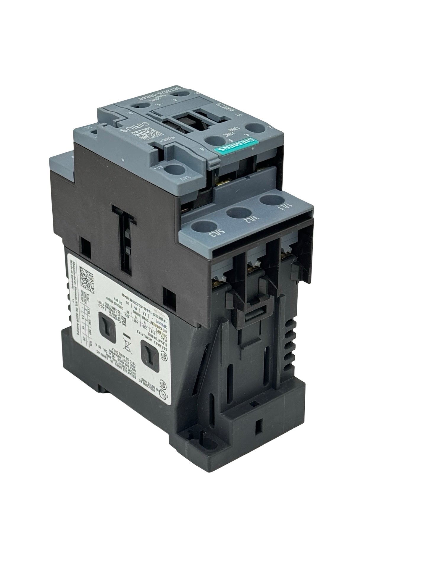 Siemens 3RT2026-1BB40 Leistungsschütz SIRIUS 24V DC 25A AC-3 Schütz
