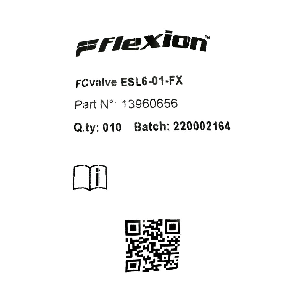 10x Flexion FCValve ESL6-01-FX Drosselrückschlagventil G1/8 Pneumatik 10x