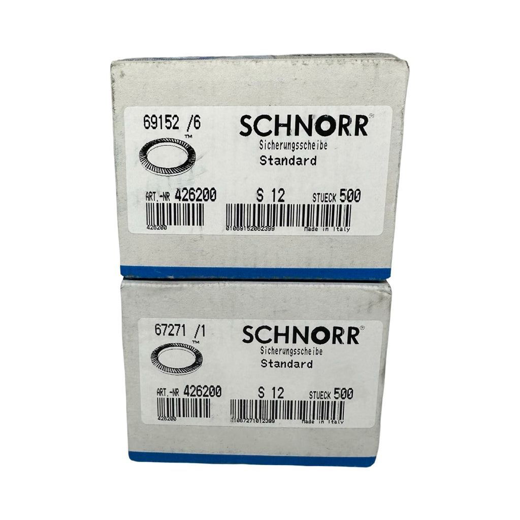 1000x Schnorr Sicherungsscheiben S12 426200 1000 Stk Sicherungsscheiben Set