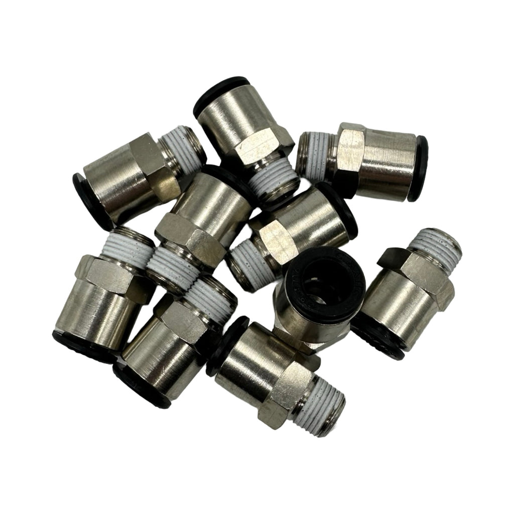 10x Flexion EPC8-01-FX Pneumatik Steckverschraubung 8mm G1/8 Fitting
