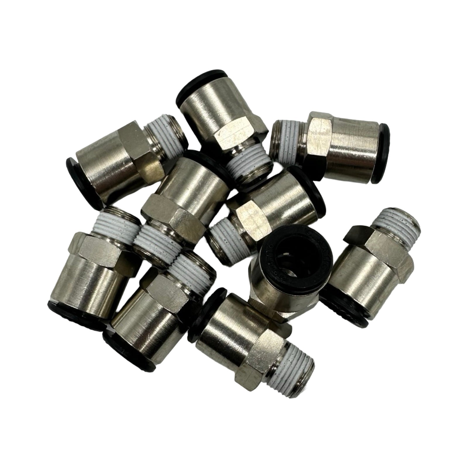 10x Flexion EPC8-01-FX Pneumatik Steckverschraubung 8mm G1/8 Fitting