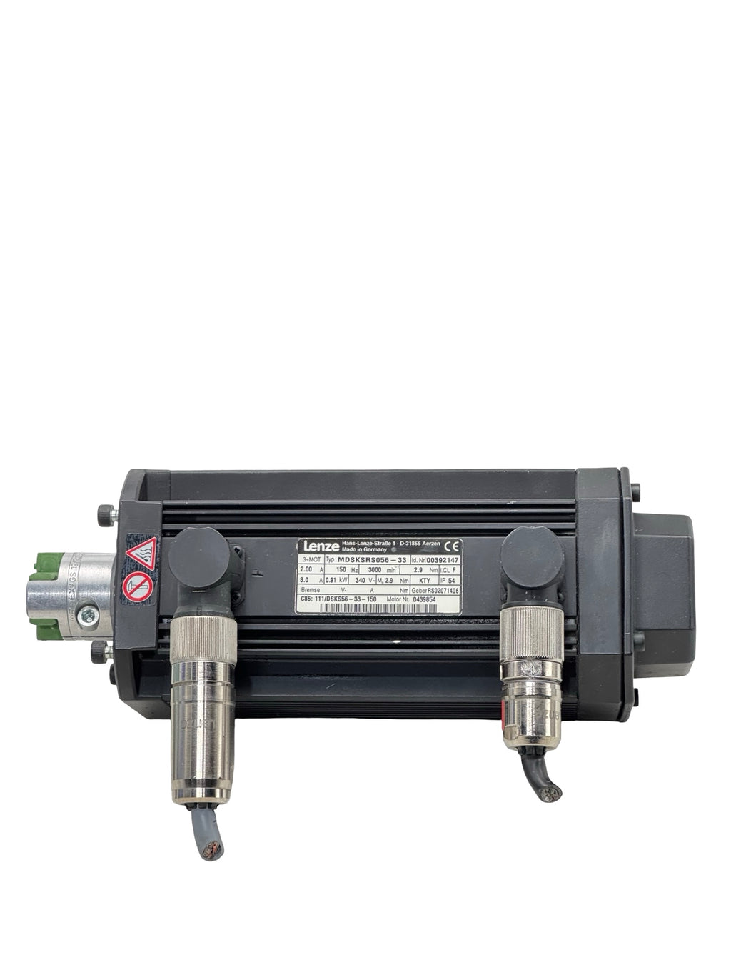 Lenze MDSKSRS056-33 Servomotor 0,91kW 3000rpm 2,9Nm IP54 00392147