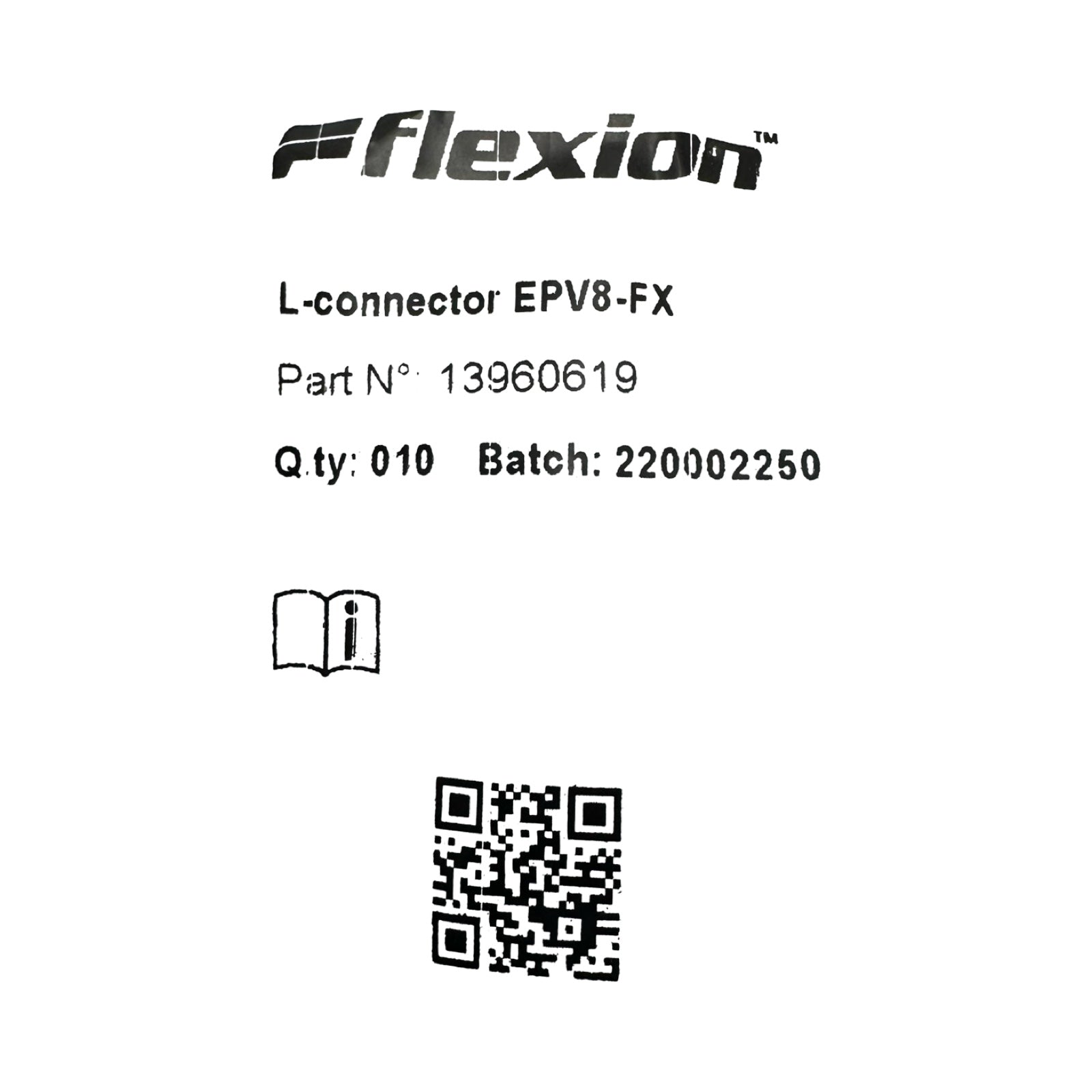 10x Flexion EPV8-FX L-Steckverbinder Pneumatik Winkelverbinder Ø8mm