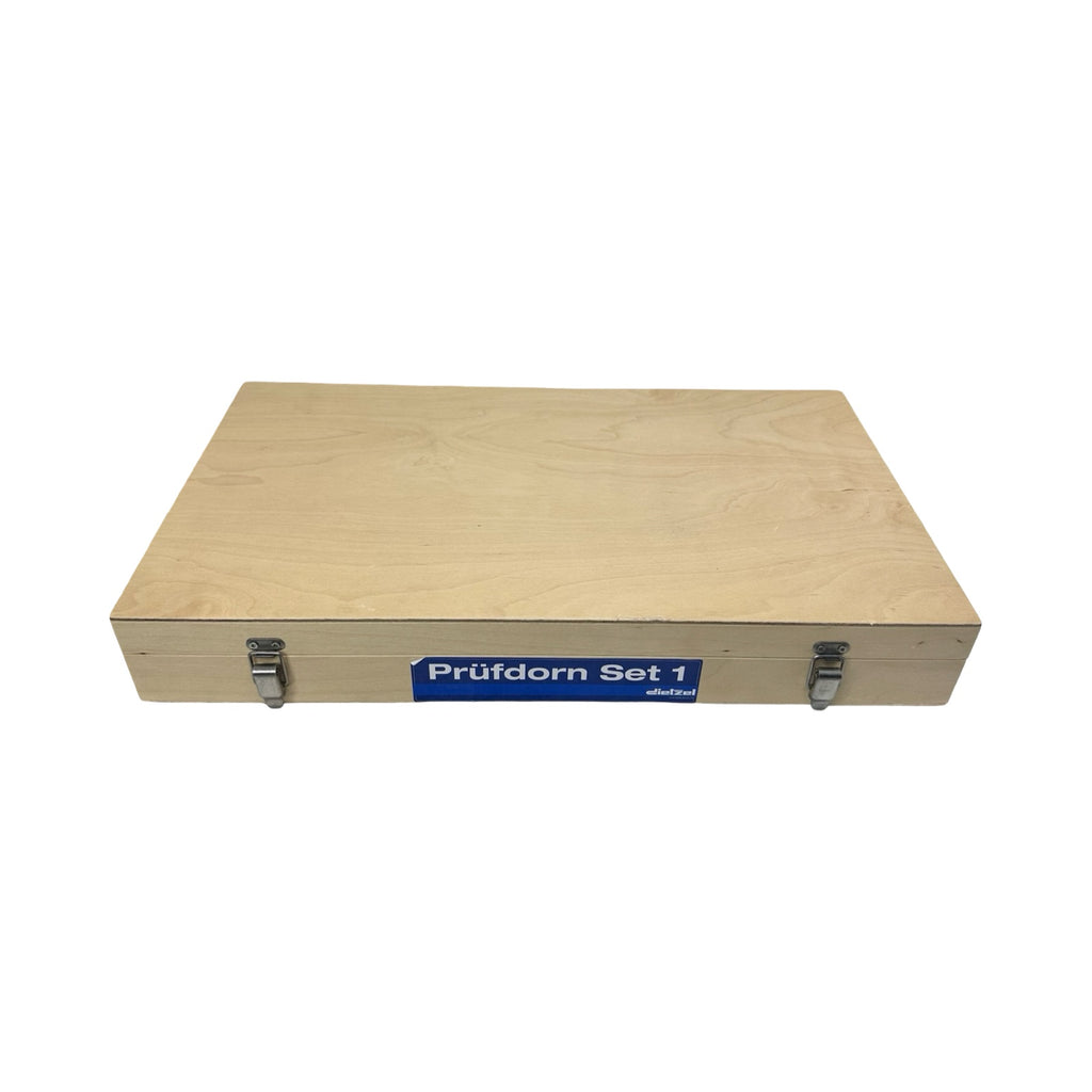 Dietzel Prüfdorn Set 1 PDNEF-026 Hydraulik Nippel Prüfsatz im Holzkoffer