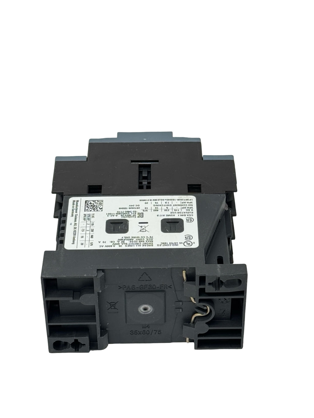 Siemens 3RT2026-1BB40 Leistungsschütz SIRIUS 24V DC 25A AC-3 Schütz