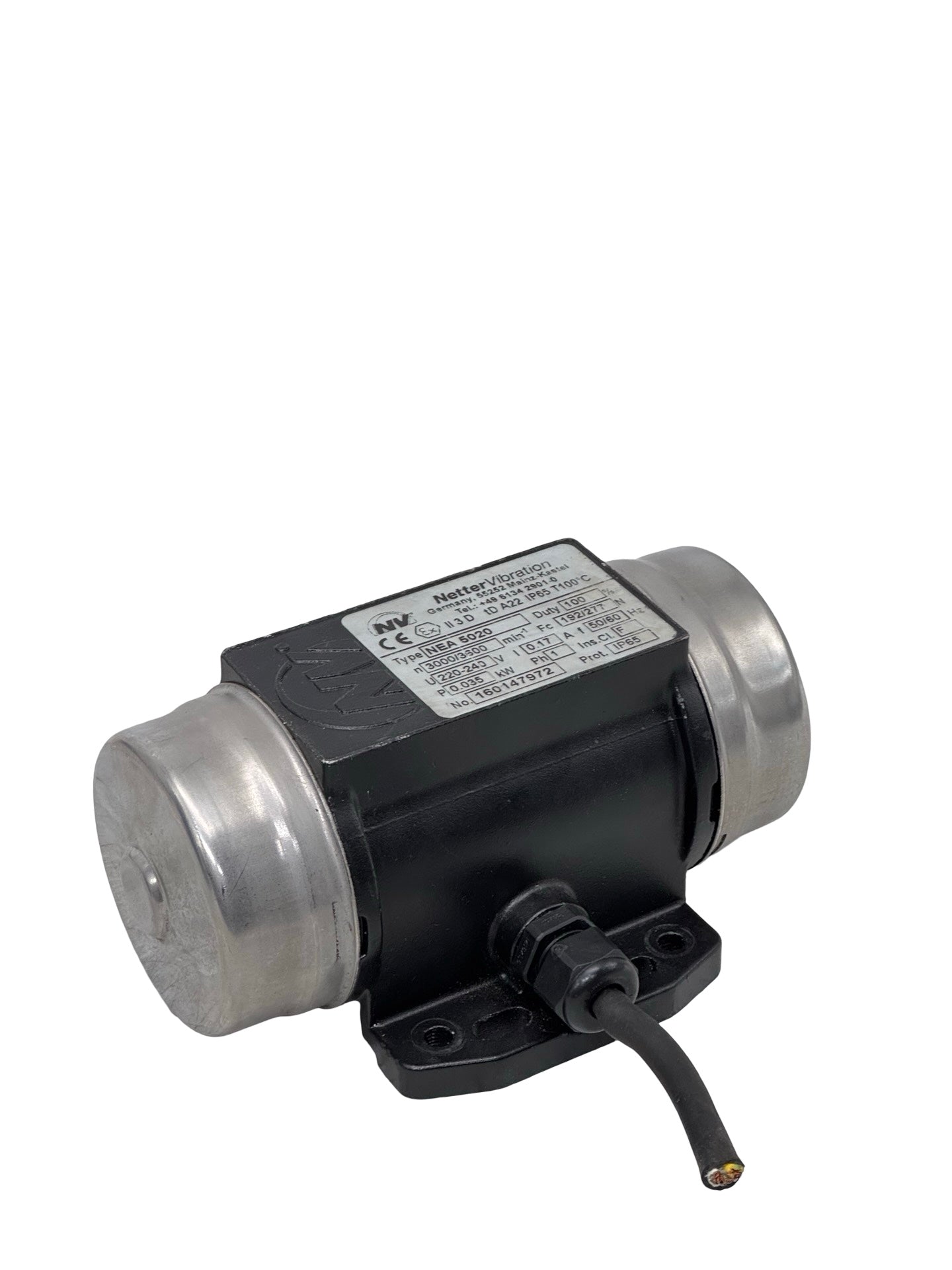Netter Vibration NEA 5020 Außenvibrator Vibrationsmotor 230V IP65 Ex II 3D