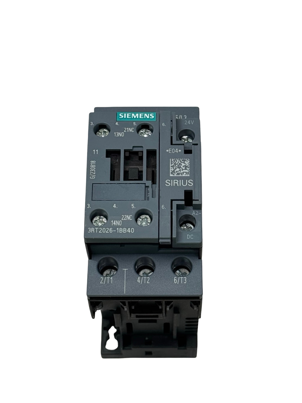 Siemens 3RT2026-1BB40 Leistungsschütz SIRIUS 24V DC 25A AC-3 Schütz