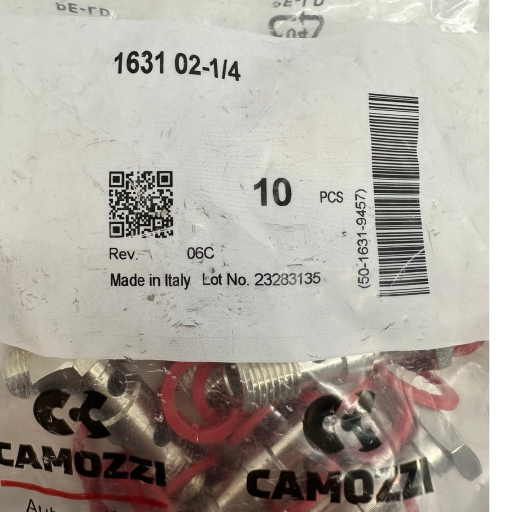 10x Camozzi 1631 02-1/4 Hohlschraube Banjo Bolt Hydraulik Pneumatik 10x