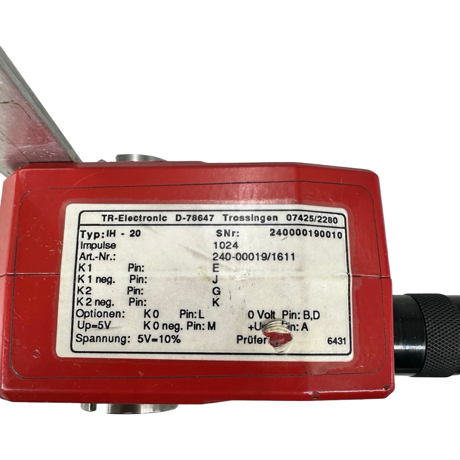 TR Electronic IH20 Drehgeber 1024 Impulse Inkremental Encoder 5V