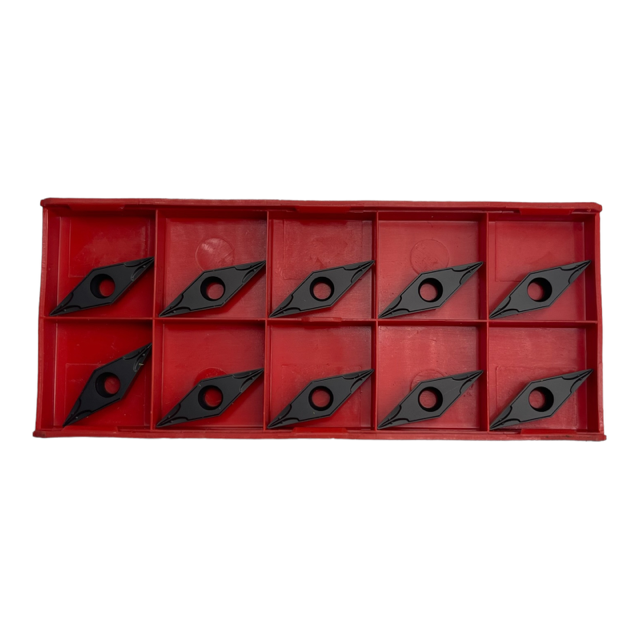 10x Format VBMT160404M-PMK030 Wendeschneidplatte 7Grad 29682324