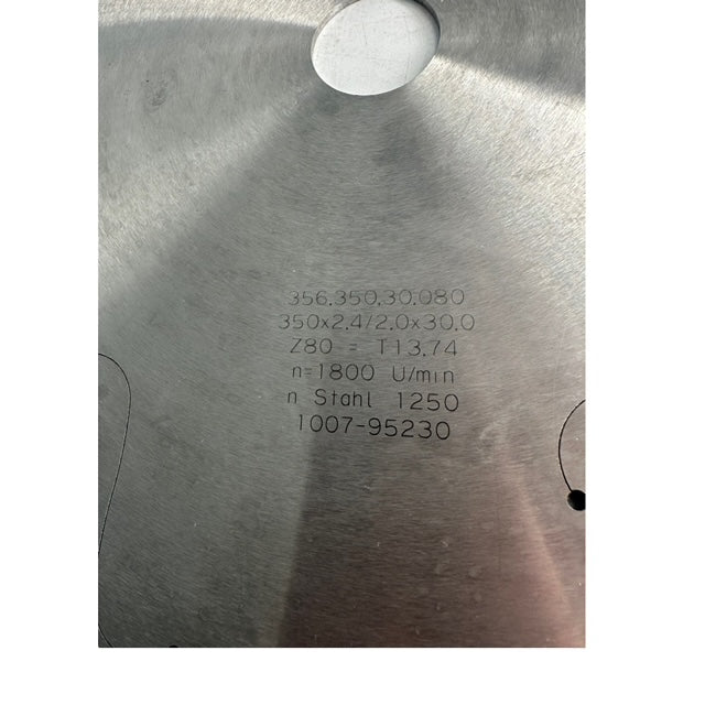 Rekord 2,0x30x350mm Diamant-Kreissägeblatt Hartmetall Holzsäge Sägeblatt 80Zähne