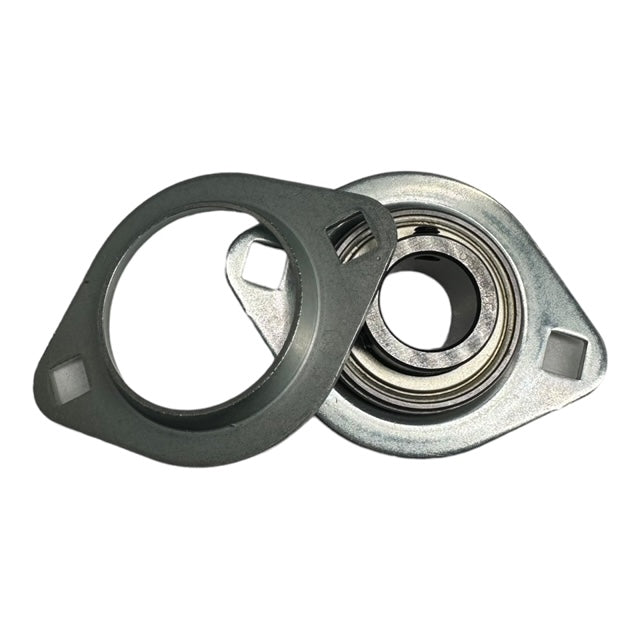 SNR USPFL204 Flanschlagereinheit oval 20x47x25mm