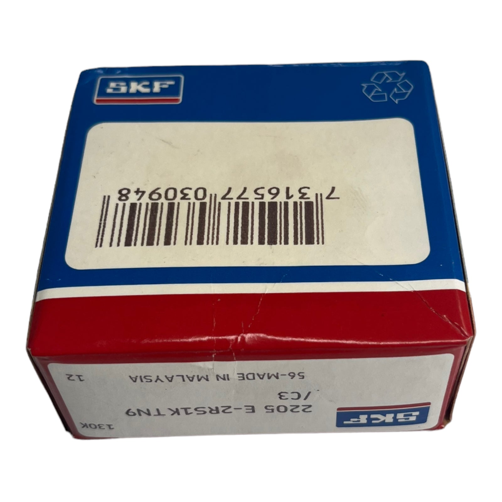 SKF 2205E-2RS1KTN9/C3 Pendelkugellager 25x52x18mm