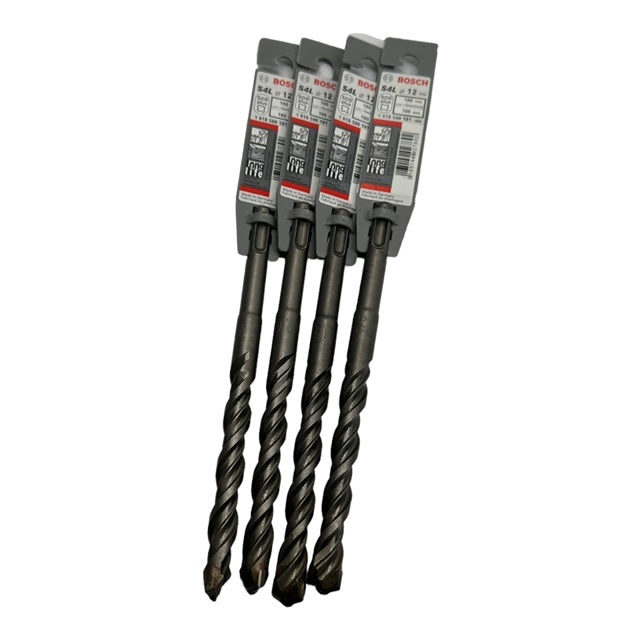 4x BOSCH S4L12 SDS plus S4L Hammerbohrer Betonbohrer Steinbohrer 12mm 100x160mm