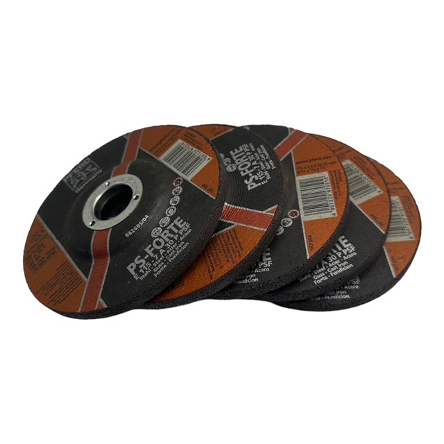 5x PFERD Schruppscheibe E115-7 PSF STEEL | Art.-Nr.: 62011634