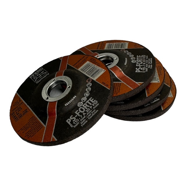 5x PFERD Schruppscheibe E115-7 PSF STEEL | Art.-Nr.: 62011634