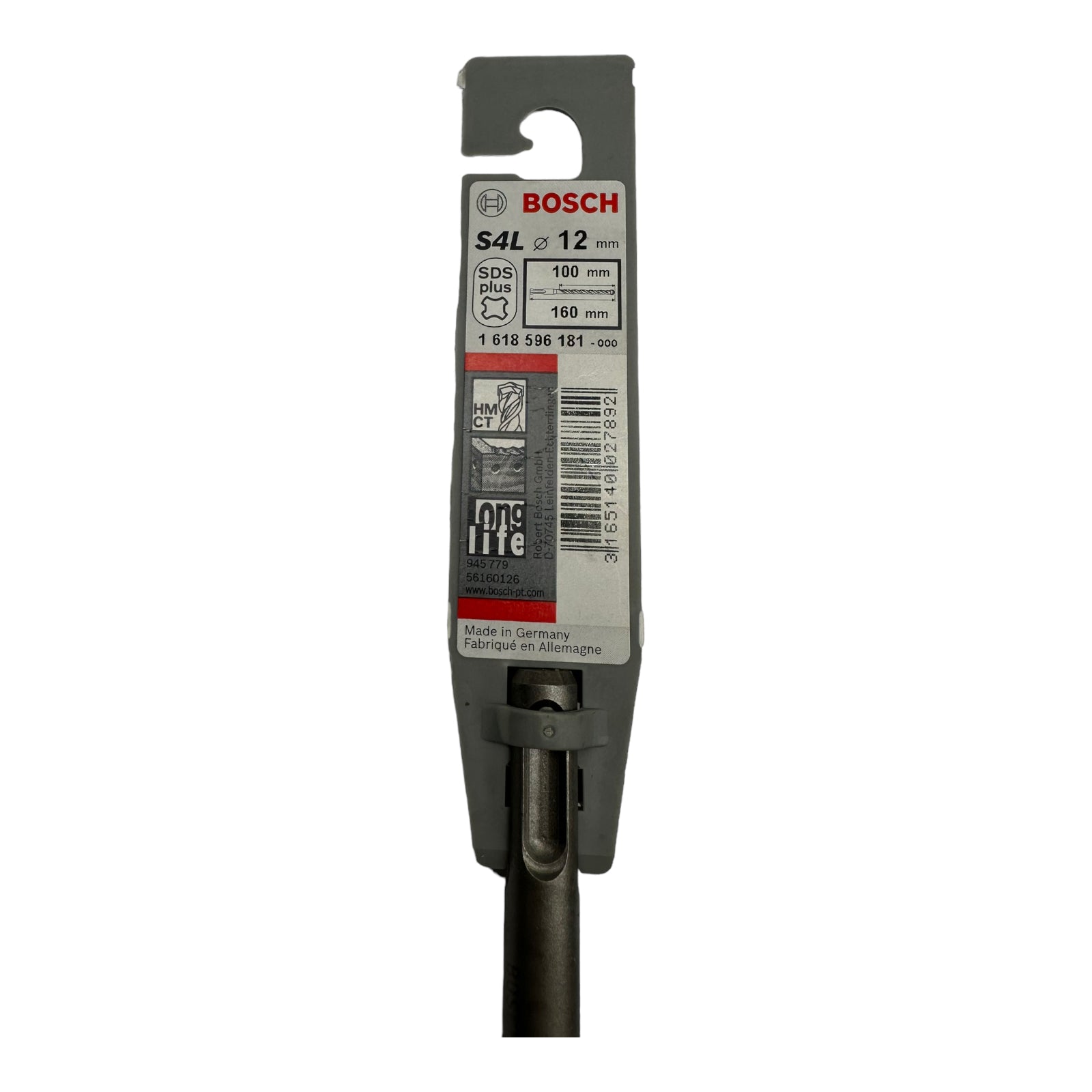 4x BOSCH S4L12 SDS plus S4L Hammerbohrer Betonbohrer Steinbohrer 12mm 100x160mm