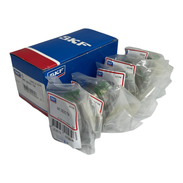 5x SKF NKI28/20TN Nadellager mit Ringen 28x42x20mm