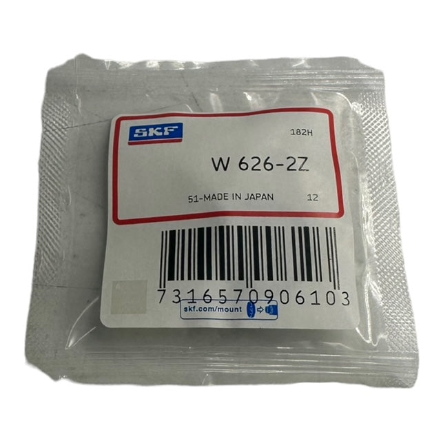 10x SKF W626-2Z Einreihige Rillenkugellager 6x19x6mm