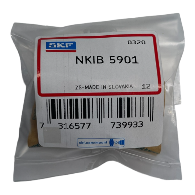 SKF NKIB5901 Kombiniertes Nadel-/Schrägkugellager 12x24x17,5mm