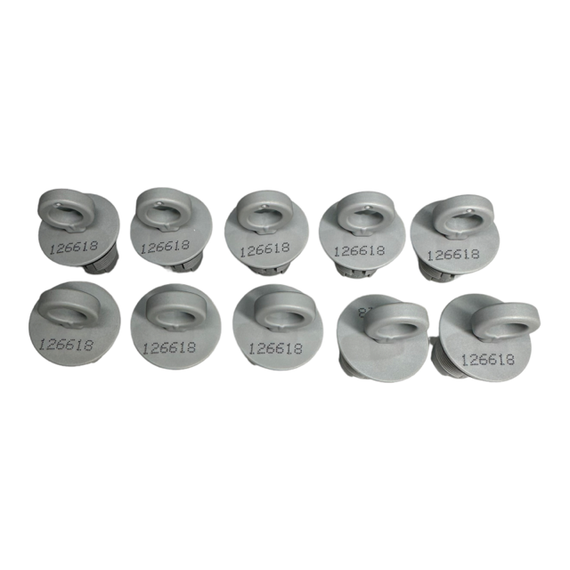 10stk. PERMA Aktivierungsschraube 101335 CLASSIC FUTURA Grau