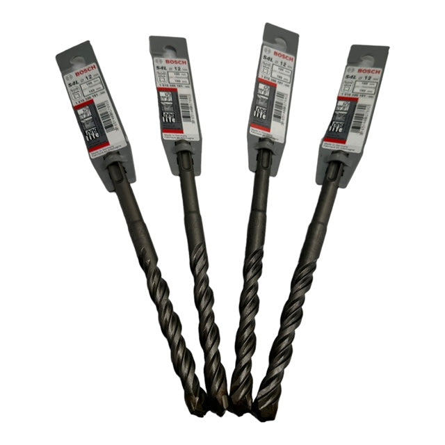 4x BOSCH S4L12 SDS plus S4L Hammerbohrer Betonbohrer Steinbohrer 12mm 100x160mm