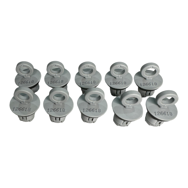 10stk. PERMA Aktivierungsschraube 101335 CLASSIC FUTURA Grau