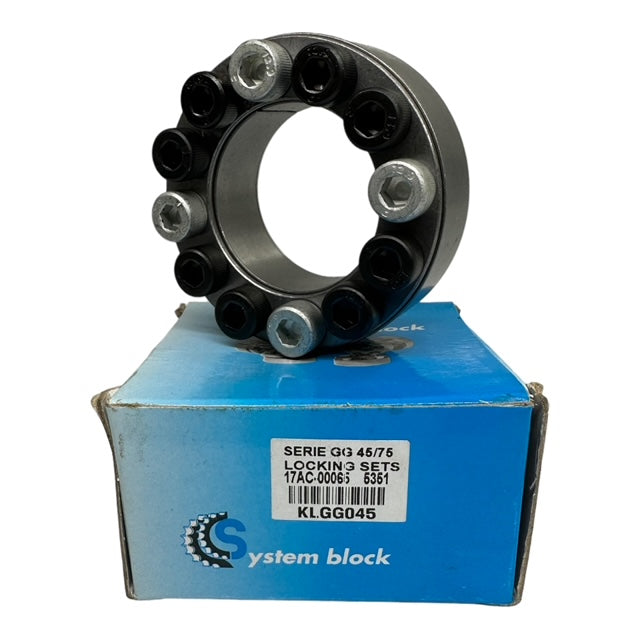 System block Serie GG 45/57 LKGG045 Spannblock / Spannsatz 45x75x32mm